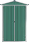 vidaXL - Tuinschuur - 116x45x175 - cm - gegalvaniseerd - staal - groen