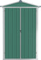 vidaXL - Tuinschuur - 116x45x175 - cm - gegalvaniseerd - staal - groen