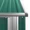 vidaXL - Tuinschuur - 118,5x97x209,5 - cm - gegalvaniseerd - staal - groen