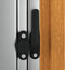 vidaXL - Tuinschuur - 118,5x97x209,5 - cm - gegalvaniseerd - staal - bruin