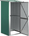 vidaXL - Tuinschuur - 118,5x97x209,5 - cm - gegalvaniseerd - staal - groen