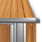 vidaXL - Tuinschuur - 118,5x97x209,5 - cm - gegalvaniseerd - staal - bruin