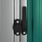 vidaXL - Tuinschuur - 118,5x97x209,5 - cm - gegalvaniseerd - staal - groen
