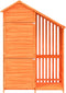 vidaXL - Tuinschuur - 120x53,5x170 - cm - massief - grenenhout - bruin