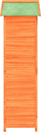 vidaXL - Tuinschuur - 120x53,5x170 - cm - massief - grenenhout - bruin
