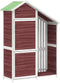vidaXL - Tuinschuur - 120x53,5x170 - cm - massief - grenenhout - mokkakleurig