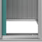 vidaXL - Tuinschuur - 126x97,5x177 - cm - gegalvaniseerd - staal - groen