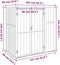 vidaXL - Tuinschuur - 161x89x161 - cm - gegalvaniseerd - staal - bruin