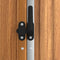 vidaXL - Tuinschuur - 161x89x161 - cm - gegalvaniseerd - staal - bruin