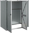vidaXL - Tuinschuur - 161x89x161 - cm - gegalvaniseerd - staal - grijs