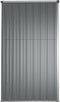 vidaXL - Tuinschuur - 161x89x161 - cm - gegalvaniseerd - staal - grijs
