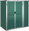 vidaXL - Tuinschuur - 161x89x161 - cm - gegalvaniseerd - staal - groen