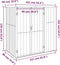 vidaXL - Tuinschuur - 161x89x161 - cm - gegalvaniseerd - staal - groen
