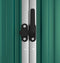 vidaXL - Tuinschuur - 161x89x161 - cm - gegalvaniseerd - staal - groen