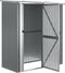 vidaXL - Tuinschuur - 180,5x97x209,5 - cm - gegalvaniseerd - staal - grijs