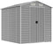 vidaXL - Tuinschuur - 191x215x198 - cm - gegalvaniseerd - staal - lichtgrijs