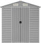 vidaXL - Tuinschuur - 191x215x198 - cm - gegalvaniseerd - staal - lichtgrijs
