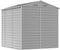 vidaXL - Tuinschuur - 191x215x198 - cm - gegalvaniseerd - staal - lichtgrijs