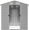 vidaXL - Tuinschuur - 191x215x198 - cm - gegalvaniseerd - staal - lichtgrijs