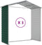 vidaXL-Tuinschuur-191x300x198-cm-gegalvaniseerd-staal-groen
