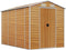 vidaXL - Tuinschuur - 191x300x198 - cm - gegalvaniseerd - staal - lichtbruin