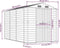 vidaXL - Tuinschuur - 191x300x198 - cm - gegalvaniseerd - staal - lichtbruin