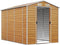 vidaXL - Tuinschuur - 191x300x198 - cm - gegalvaniseerd - staal - lichtbruin