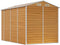 vidaXL - Tuinschuur - 191x300x198 - cm - gegalvaniseerd - staal - lichtbruin