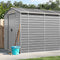vidaXL-Tuinschuur-191x470x198-cm-gegalvaniseerd-staal-lichtgrijs