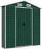 vidaXL - Tuinschuur - 191x555x198 - cm - gegalvaniseerd - staal - groen