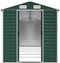 vidaXL - Tuinschuur - 191x555x198 - cm - gegalvaniseerd - staal - groen