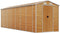 vidaXL - Tuinschuur - 191x640x198 - cm - gegalvaniseerd - staal - lichtbruin