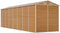 vidaXL - Tuinschuur - 191x640x198 - cm - gegalvaniseerd - staal - lichtbruin