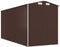 vidaXL - Tuinschuur - 192x440x223 - cm - gegalvaniseerd - staal - donkerbruin