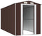 vidaXL - Tuinschuur - 192x440x223 - cm - gegalvaniseerd - staal - donkerbruin