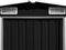 vidaXL - Tuinschuur - 257x489x181 - cm - metaal - antracietkleurig