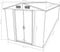 vidaXL - Tuinschuur - 257x580x181 - cm - metaal - grijs