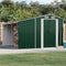 vidaXL - Tuinschuur - 277x279x179 - cm - gegalvaniseerd - staal - groen