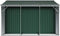 vidaXL - Tuinschuur - 277x279x179 - cm - gegalvaniseerd - staal - groen