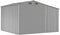 vidaXL - Tuinschuur - 277x279x179 - cm - gegalvaniseerd - staal - grijs