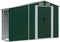 vidaXL - Tuinschuur - 277x279x179 - cm - gegalvaniseerd - staal - groen