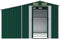 vidaXL - Tuinschuur - 277x279x179 - cm - gegalvaniseerd - staal - groen
