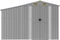 vidaXL - Tuinschuur - 277x279x179 - cm - gegalvaniseerd - staal - grijs