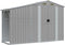 vidaXL - Tuinschuur - 277x93x179 - cm - gegalvaniseerd - staal - grijs