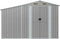 vidaXL - Tuinschuur - 277x93x179 - cm - gegalvaniseerd - staal - grijs
