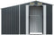vidaXL - Tuinschuur - 277x93x179 - cm - gegalvaniseerd - staal - antracietkleur