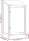 vidaXL - Tuinschuur - 55x52x112 - cm - massief - vurenhout - bruin
