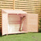 vidaXL - Tuinschuur - 55x52x112 - cm - massief - vurenhout - antracietkleurig
