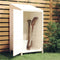 vidaXL - Tuinschuur - 55x52x112 - cm - massief - vurenhout - antracietkleurig