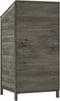 vidaXL - Tuinschuur - 55x52x112 - cm - massief - vurenhout - antracietkleurig